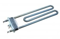 ТЭН (нагреватель) L=240 мм, 2050W, прямой с отверстием стиральной машины Bosch, Siemens